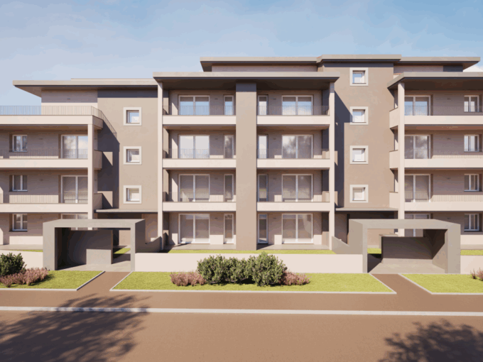 Coiano. Appartamento cinque vani di 128 mq con loggiati e garage. Nuovo. | RIF. RB450 APP 5. 8 E 9